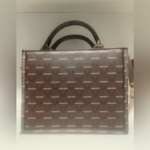Valentino Brown/Tan Monogram Women's Bag - Picture 4 of 6